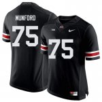 NCAA Ohio State Buckeyes Men's #75 Thayer Munford Black Nike Football College Jersey KCX2645UX